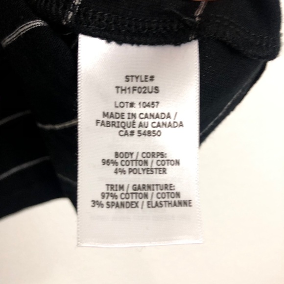 Intermix The Range Striped Bare Shoulder Top Black - Picture 6 of 7